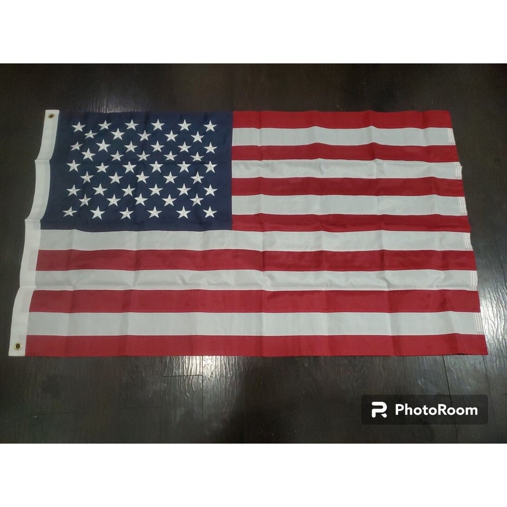 Homissor Us Flags‎ 3x5 Outdoor High Wind - All Weather American Flag Made in Usa - Picture 2 of 8